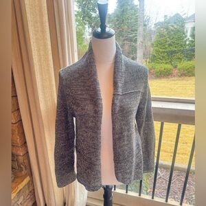 Wooden Ships Wrap Cardigan Lightweight Cotton Blend Sweater S/M